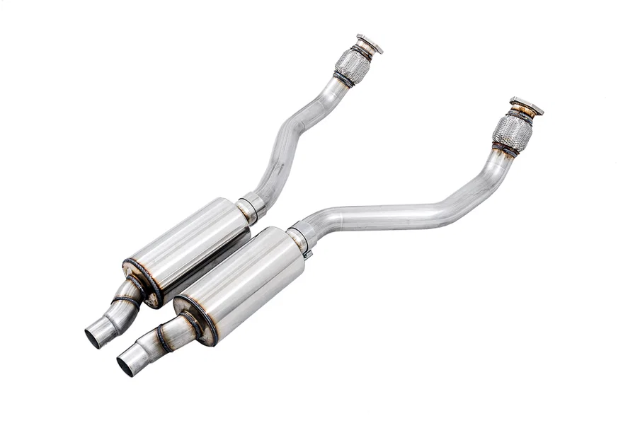 Resonated Downpipes 3.0T for Audi