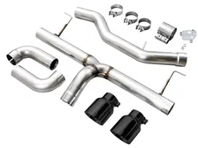 Track Edition Axleback Exhaust G2X 4.5” Diamond Black Tips for BMW image 4