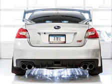 Touring Edition Exhaust for VA STI GV Sedan 4" Chrome Silver Quad Tips for 2012-2021 Subaru WRX and WRX STI image 6