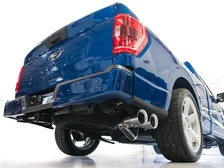 0FG Dual Side Exit Exhaust Cab 4.5" Chrome Silver Tips for 2021-2026 Ford F-150 Regular image 9