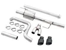 0FG Dual Side Exit Exhaust 4.5" Diamond Black Tips for 2021-2026 Ford F-150 image 3