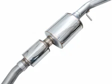 0FG Catback Split Rear Exit Exhaust for 2021+ Tahoe/Yukon 5.3L - 4.5" Quad Chrome Silver Tips image 4