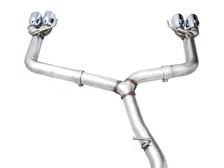 Track Edition Catback Exhaust for VB 4" Chrome Silver Tips for 2022-2026 Subaru WRX image 3