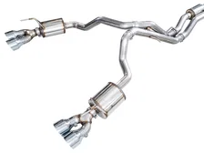 0FG Exhaust Suite for 2021+ Cadillac Escalade 6.2L - Quad Chrome Silver Tips image 7