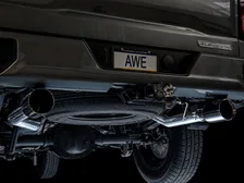 0FG Catback Split Rear Exit Exhaust for 4th Gen Silverado/ 5.3L (Flat Bumper) Dual Diamond Black Tips for 2019-2026 Chevrolet Silverado 1500 and GMC Sierra 1500 image 4