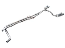 0FG Exhaust Suite for 2021+ Cadillac Escalade ESV 6.2L - Quad Chrome Silver Tips image 2