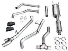 0FG Exhaust for 3rd Gen Black Tips for 2022-2026 Toyota Tundra Dual Diamond image 6