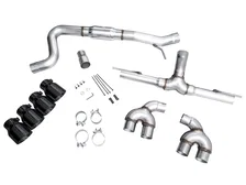Track Edition Exhaust MK8 Black Tips for 2022-2026 Volkswagen Golf R Diamond image 6