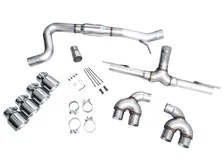 Track Edition Exhaust MK8 Chrome Silver Tips for 2022-2026 Volkswagen Golf R image 6