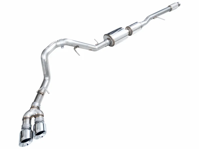 0FG Catback Side Exit Exhaust for 2021+ Suburban/Yukon XL 5.3L - 4.5" Chrome Silver Tips