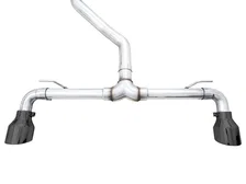 Track Edition Exhaust MK8 Black Tips for 2022-2026 Volkswagen GTI Diamond image 2