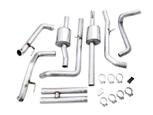 0FG Catback Exhaust for Silverado ZR2/Sierra AT4X - Dual Bashguard for 2022-2026 Chevrolet Silverado 1500 and GMC Sierra 1500 image 3