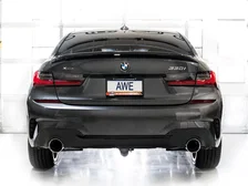 Track Edition Axleback Exhaust G2X 4.5” Chrome Silver Tips for BMW image 7