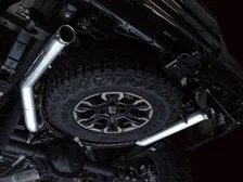 0FG Catback Exhaust for Silverado ZR2/Sierra AT4X - Dual Bashguard for 2022-2026 Chevrolet Silverado 1500 and GMC Sierra 1500 image 11