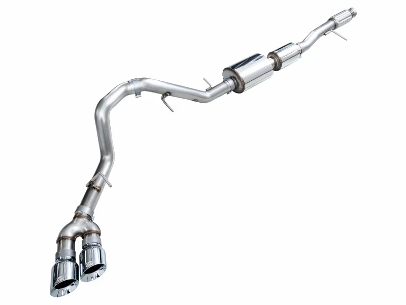 0FG Catback Side Exit Exhaust for 2021+ Tahoe/Yukon 5.3L - 4.5" Chrome Silver Tips