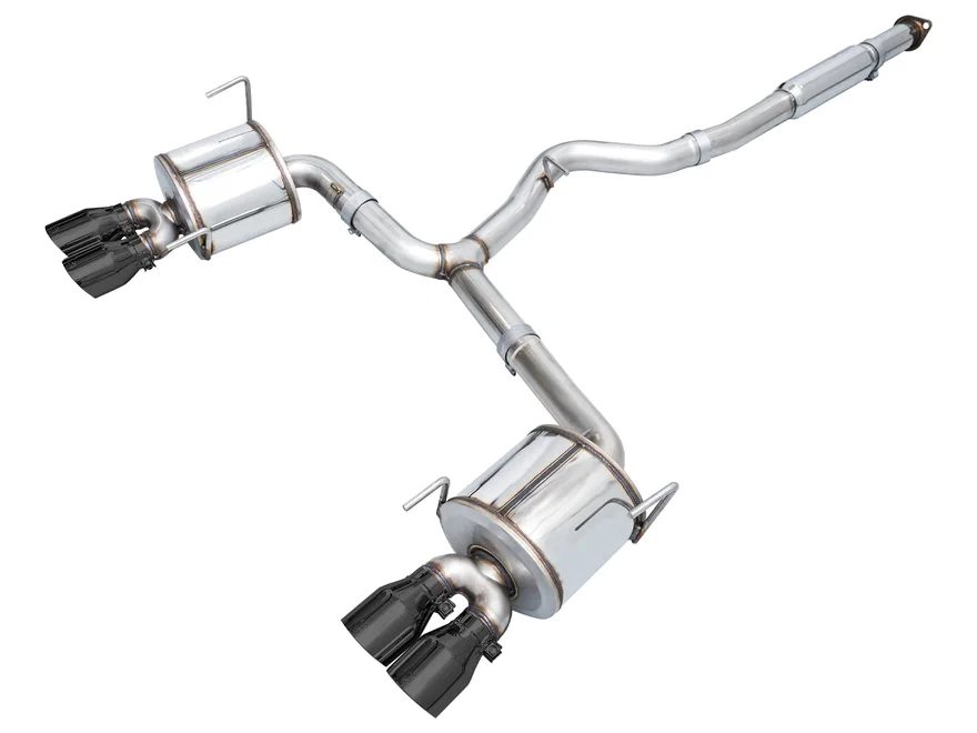 Touring Edition Catback Exhaust for VB 4" Diamond Black Tips for 2022-2026 Subaru WRX