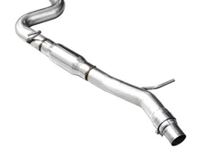 Track Edition Exhaust MK8 Chrome Silver Tips for 2022-2026 Volkswagen Golf R image 5