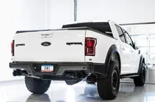 0FG Exhaust for Gen 2 (Resonated Performance Cat-back) Diamond Black 5" Tips for 2017-2020 Ford F-150 image 4