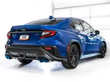 Touring Edition Catback Exhaust for VB Subaru WRX - 4" Vapor Blue Tips image 2