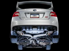 Touring Edition Exhaust for VA STI GV Sedan 4" Chrome Silver Quad Tips for 2012-2021 Subaru WRX and WRX STI image 7