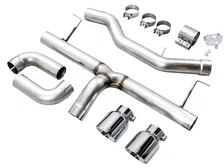 Track Edition Axleback Exhaust G2X 4.5” Chrome Silver Tips for BMW image 5