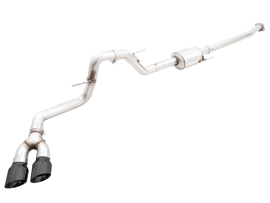 0FG Dual Side Exit Exhaust 4.5" Diamond Black Tips for 2021-2026 Ford F-150
