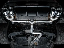 Track Edition Exhaust MK8 Chrome Silver Tips for 2022-2026 Volkswagen Golf R image 14
