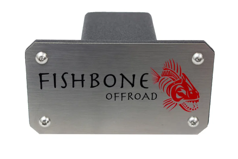 Fishbone Offroad FB32096, Hitch Cover - 2In Hitch - Black Powdercoated Steel