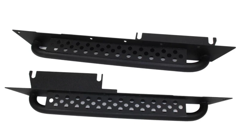 Fishbone Offroad FB23028, 97-06 Jeep Wrangler TJ Steel Rock Slider - Black Textured Powdercoat