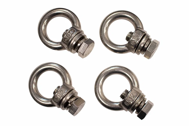 Fishbone Offroad FB21260, Jeep Storage/Bed Rack Tie Down Kit Stainless Steel