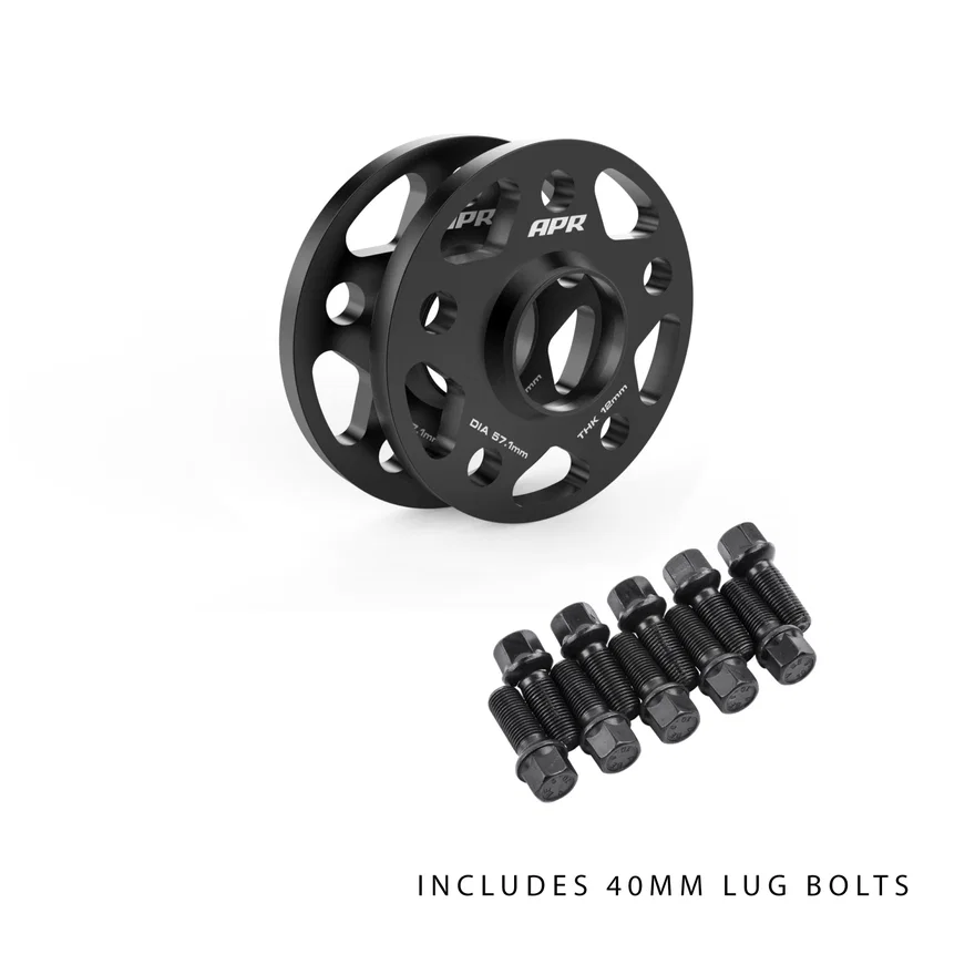 APR KT100009, Wheel Spacer Kit With Lug Bolts - 12mm Thick - 57.1mm CB - 40mm Bolts