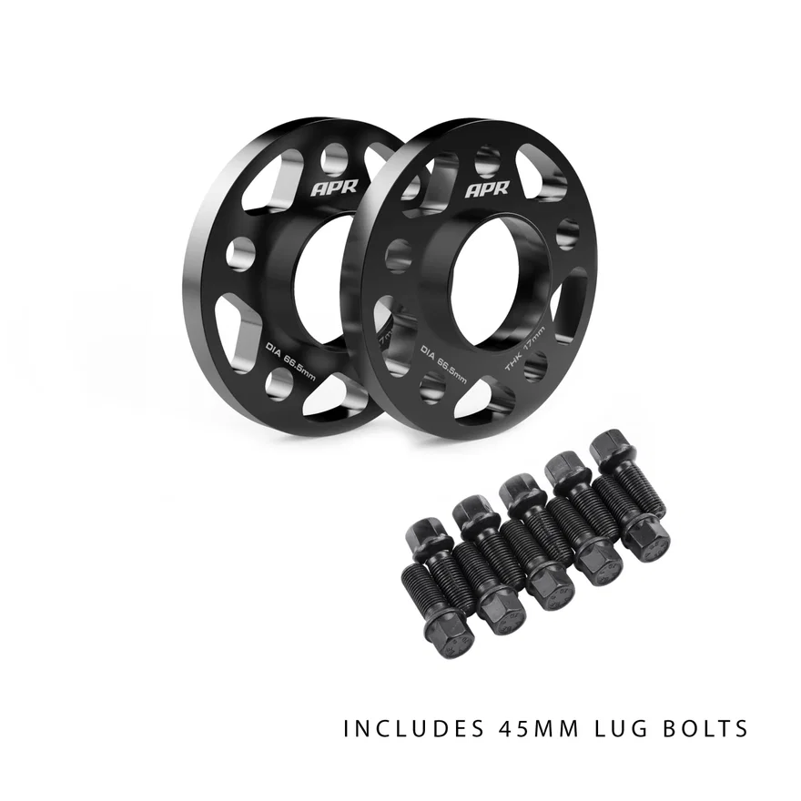 APR KT100023, Wheel Spacer Kit With Lug Bolts - 17mm Thick - 66.5mm CB - 45mm Bolts