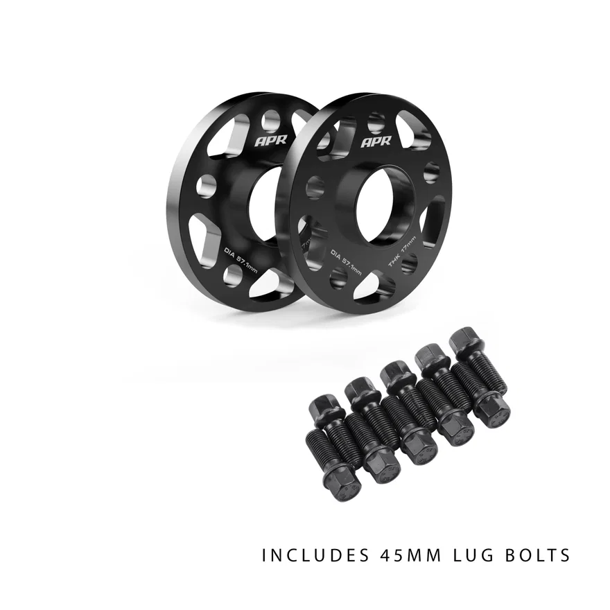 APR KT100011, Wheel Spacer Kit With Lug Bolts - 17mm Thick - 57.1mm CB - 45mm Bolts