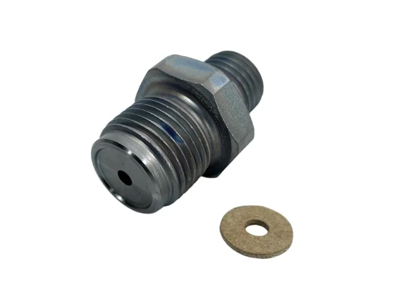 Exergy 1-018-132, M18x1.5 Rail End to M14x1.5