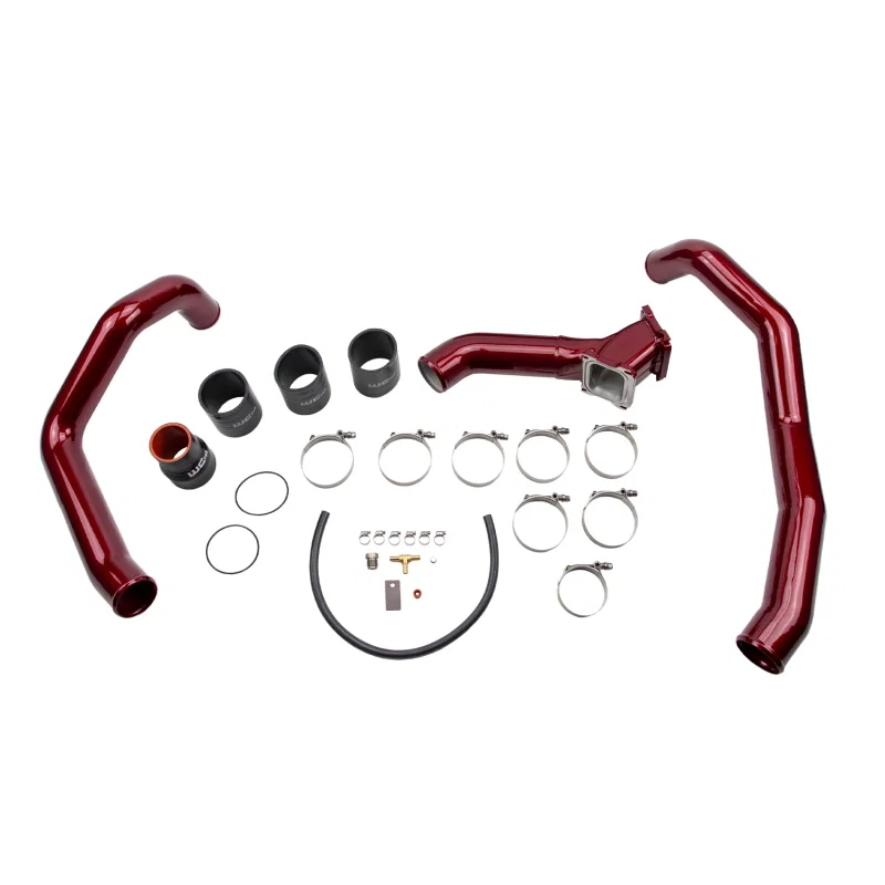 Wehrli WCF100411-GB, 01-04 Chevrolet LB7 Duramax High Flow Intake Bundle Kit Stage 1 - Gloss Black