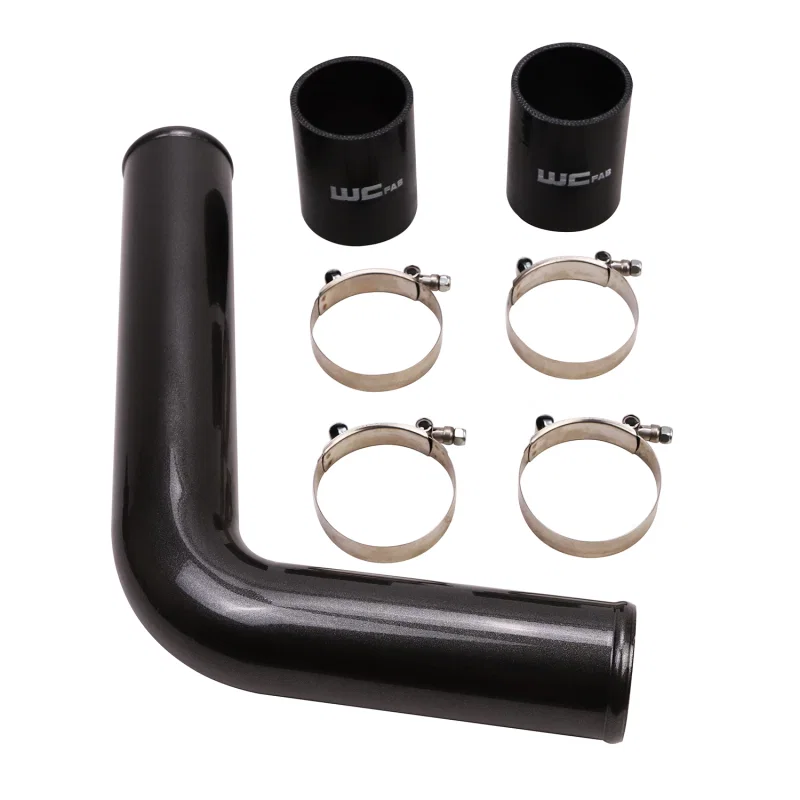 Wehrli WCF100359-BG, 03-07 Cummins 5.9L Driver Side 3in Intercooler Pipe - Bengal Grey for Dodge