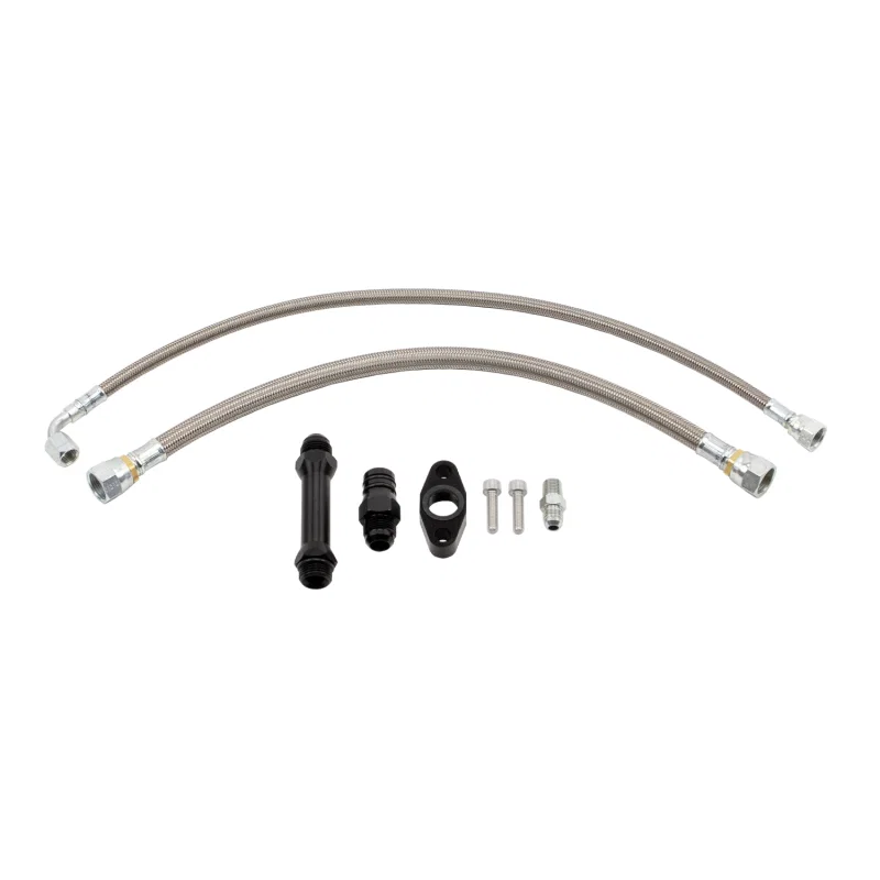 Wehrli WCF100279, Cummins High Mount 2nd Gen Turbo Swap Oil Line Kit