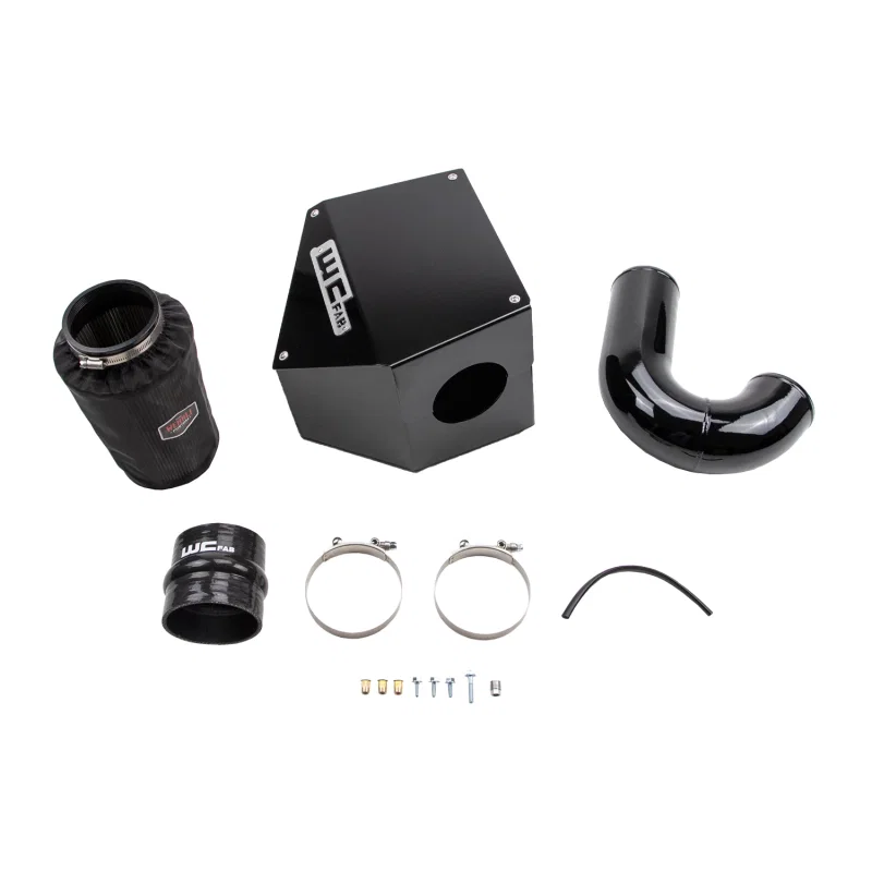 Wehrli WCF100562-SGS, 98.5-02 Cummins 5.9L 4in Intake Kit - Sparkle Granny Smith for Dodge