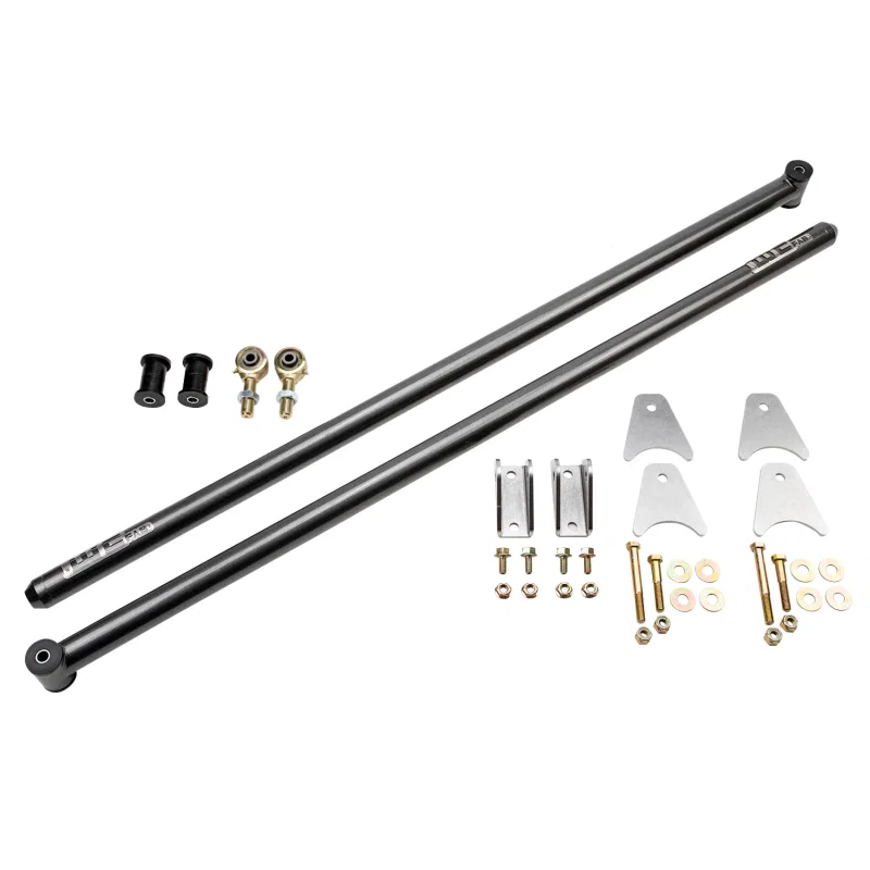Wehrli WCF100855-RED, 99-10 Ford / 94-22 RAM Univ ECLB/CCLB 68in. Traction Bar Kit - WCFab Red