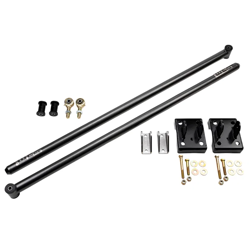 Wehrli WCF100851-FB, 11-19 Chevy & GMC Duramax RCLB/CCSB/ECSB Traction Bar Kit- Flat Black