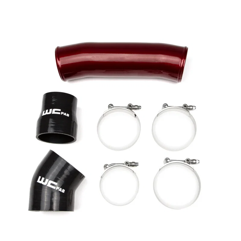 Wehrli WCF100564-BRZ, 98.5-02 Cummins 5.9L Passenger Side 3.5in Intercooler Pipe - Brizzle Blue for Dodge