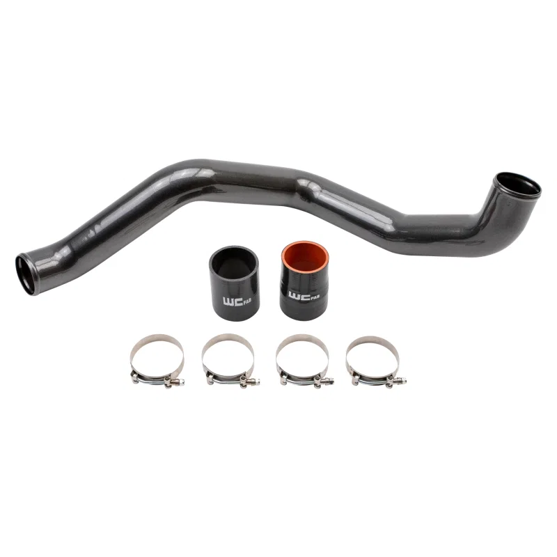 Wehrli WCF100365-SBO, 20-26 GM Duramax L5P Driver Side 3in Intercooler Pipe - Sparkle Bomber Orange