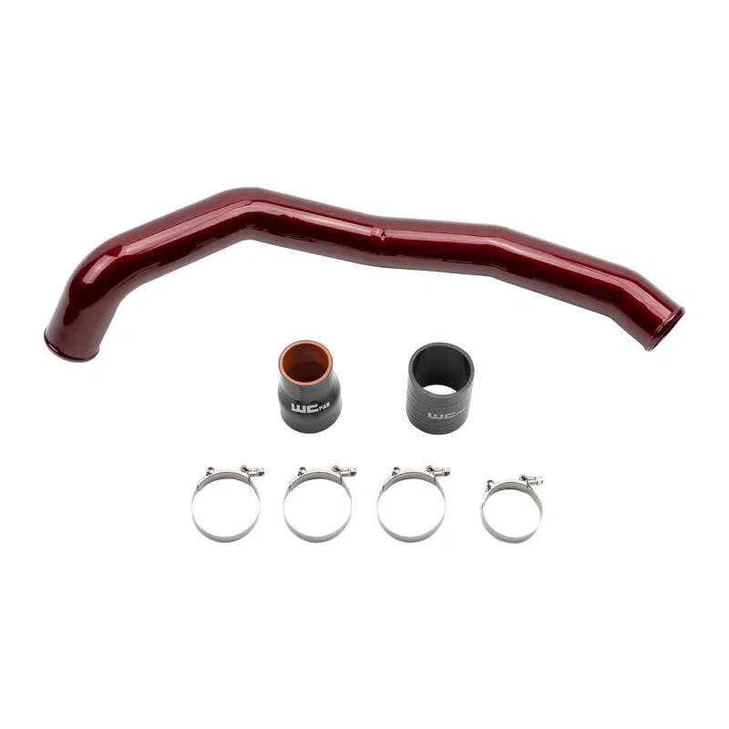 Wehrli WCF100349-FB, 01-04 GM Duramax LB7 Driver Side 3in Intercooler Pipe - Flat Black