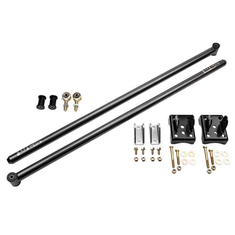 Wehrli WCF100850-BS, 01-10 Chevrolet 6.6L Duramax Traction Bar Install Kit - Bengal Silver