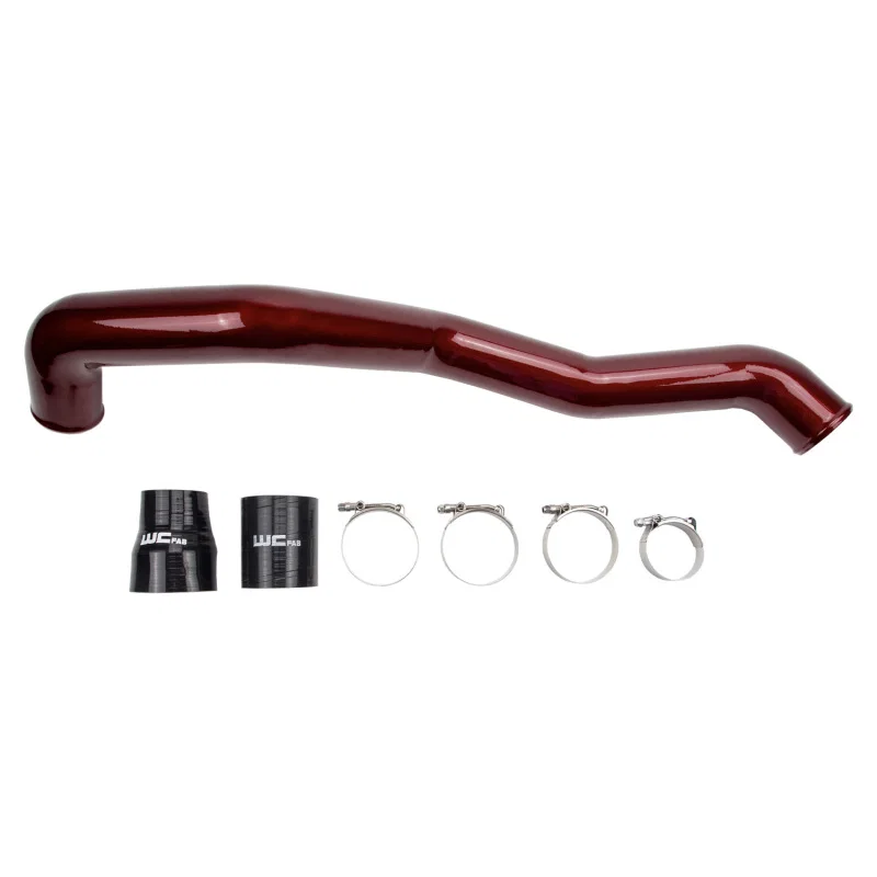Wehrli WCF100353-CRO, 11-16 Chevrolet 6.6L LML Duramax Driver Side 3in Intercooler Pipe - Chevy Orange