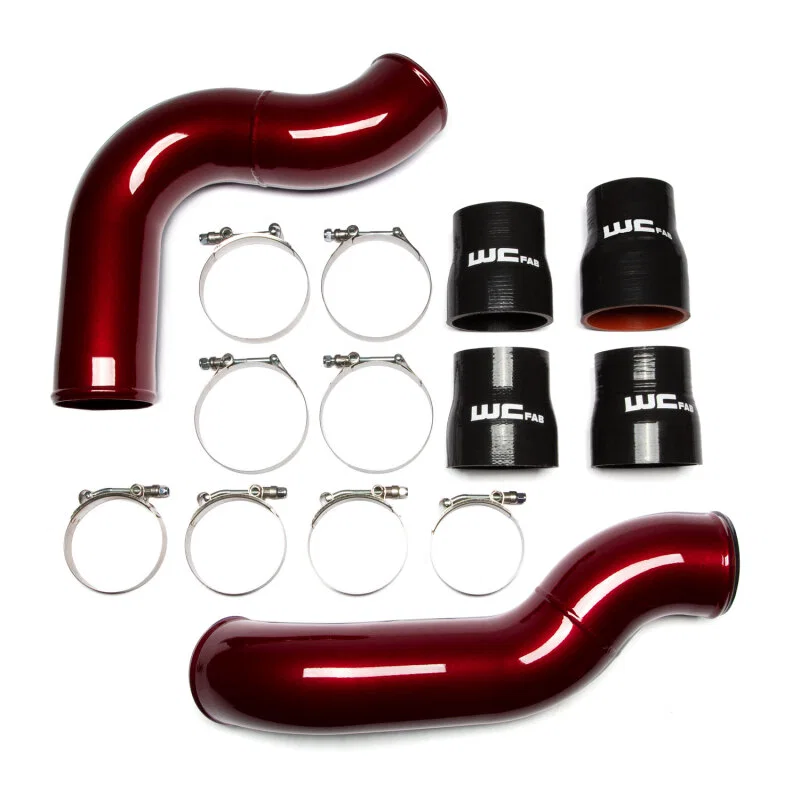 Wehrli WCF100874-RED, 25-26 Cummins 6.7L High Flow Intake Bundle Kit Stage 1 - WCFab Red for Ram