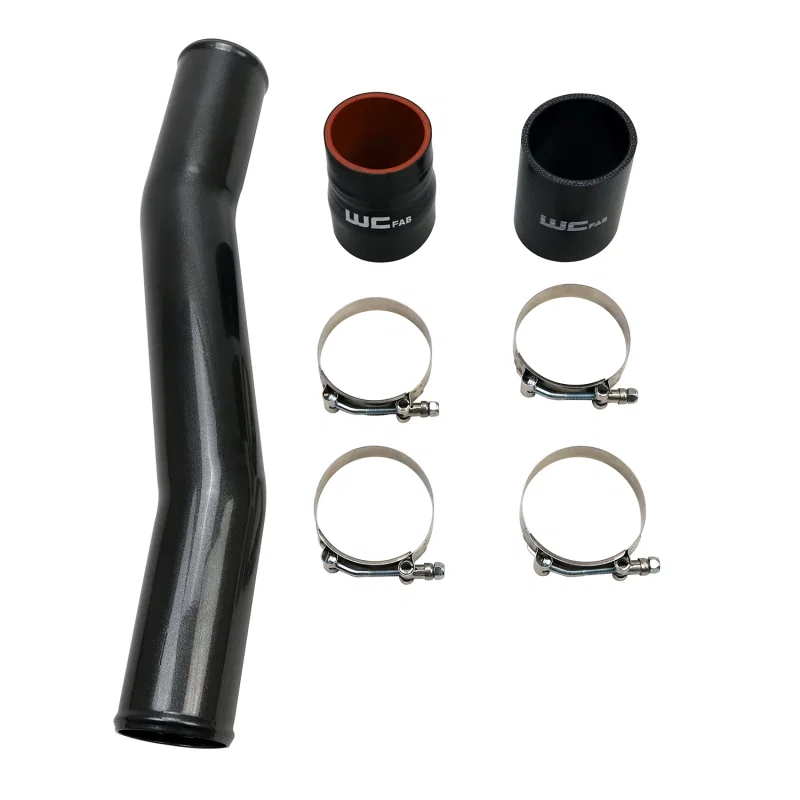 Wehrli WCF100544-BG, 03-07 Cummins 5.9L Passenger Side 3in Intercooler Pipe - Bengal Grey for Dodge