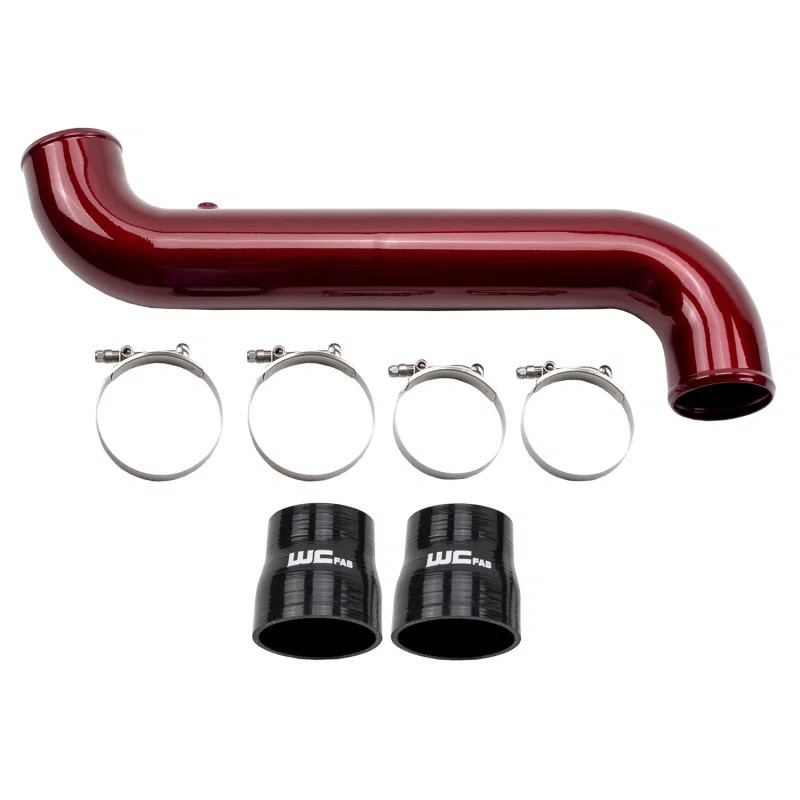 Wehrli WCF100682-SC, 11-16 GM Duramax LML Passenger Side 3.5in Intercooler Pipe - Sparkle Copper