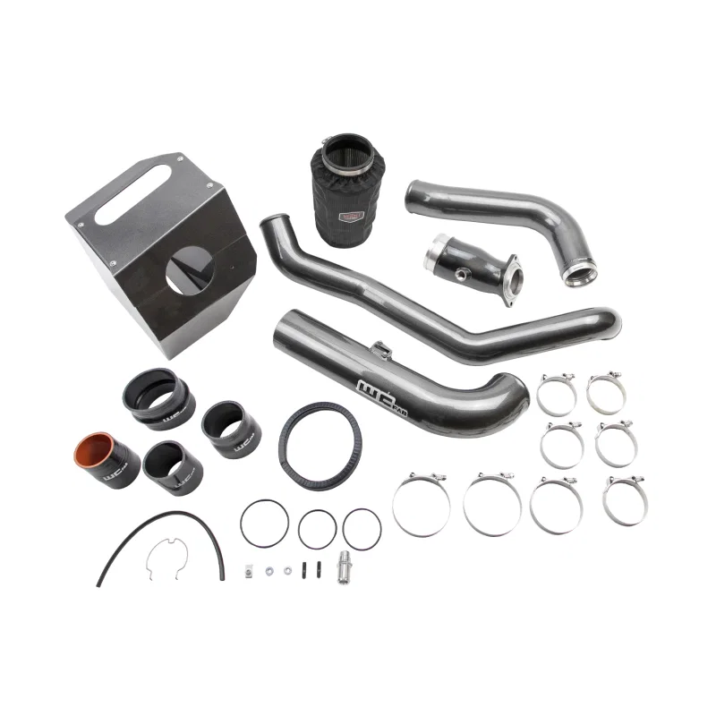 Wehrli WCF100441-GRY, 17-19 Duramax L5P Stage 2 High Flow Bundle Kit - WCFab Grey