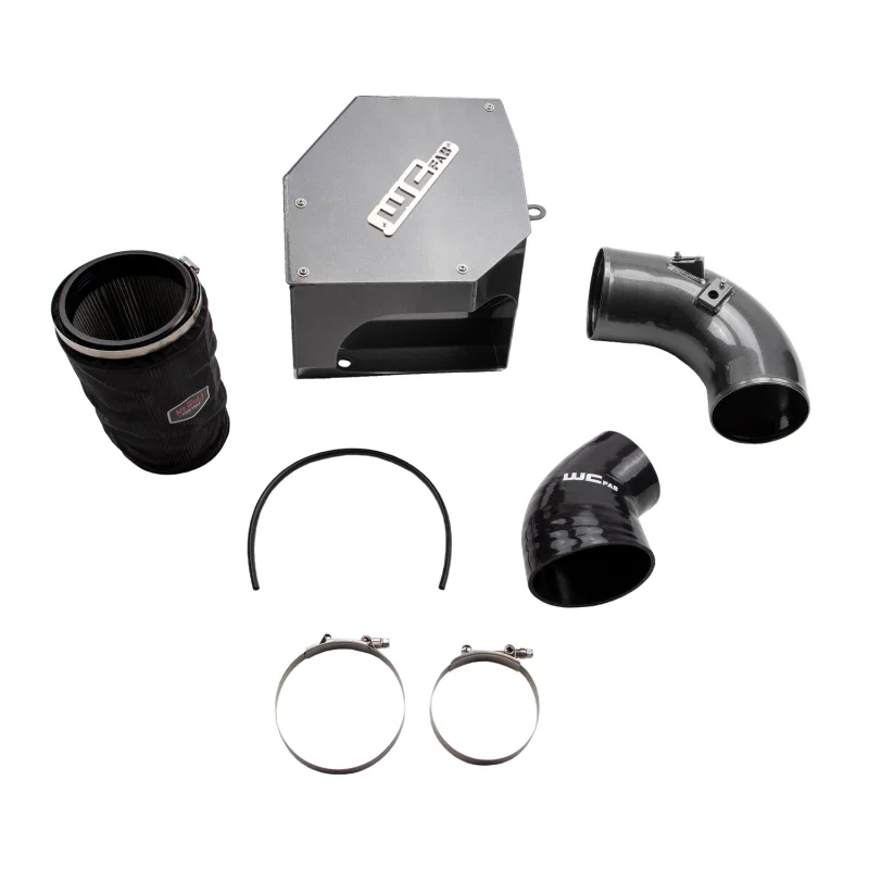 Wehrli WCF100315-GW, 19-23 Cummins 6.7L 5in Intake Kit - Gloss White for Ram